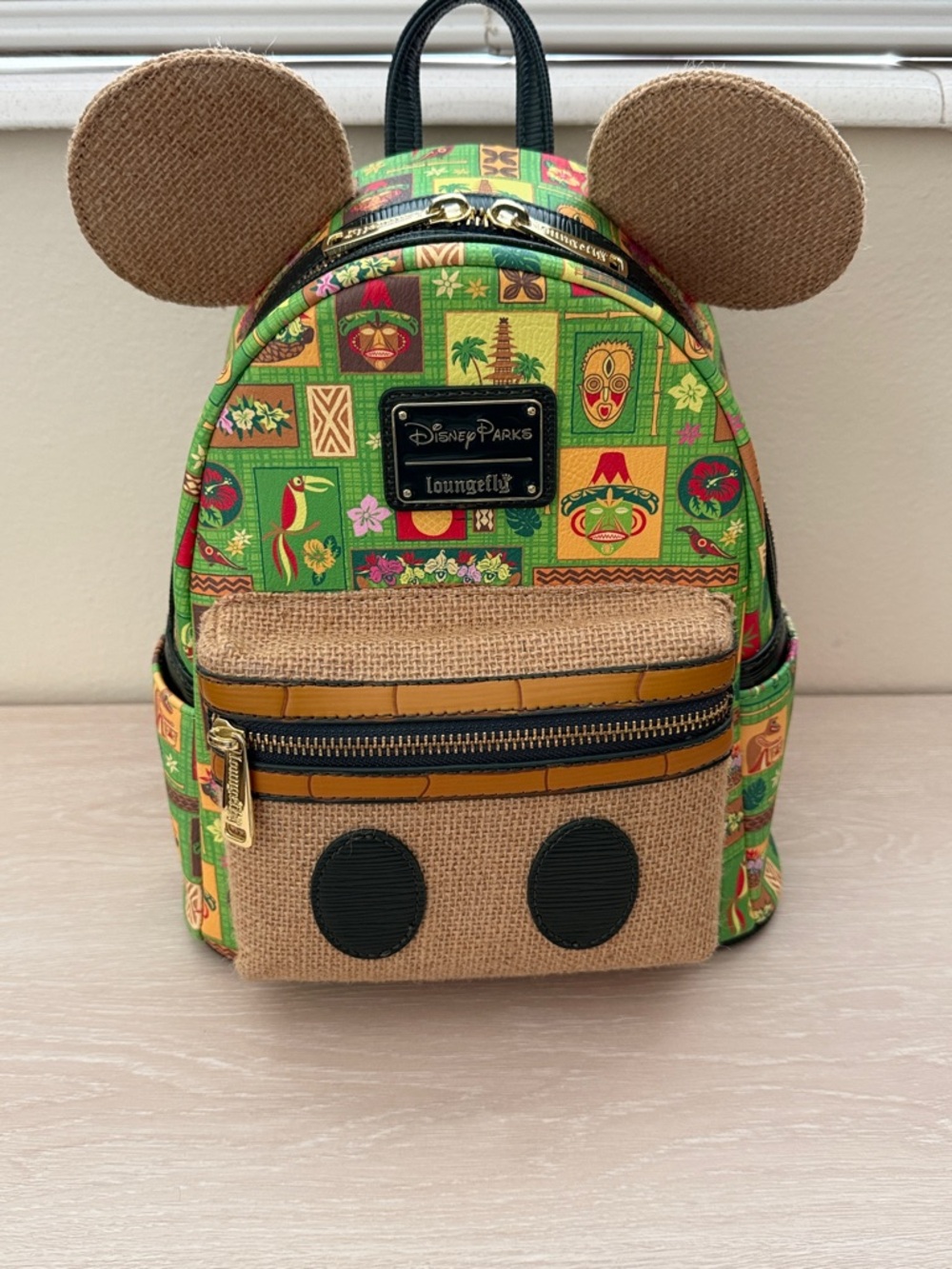 Disney Loungefly 50th Anniversary Enchanted Tiki Room Mini Backpack - Picture 11 of 11